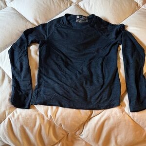 Figs Navy Blue Long-sleeve Undershirt
